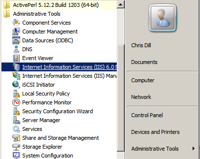 IIS 6.0 Manager